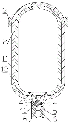 Double-ring flow-limiting type tree nutrition delivering apparatus