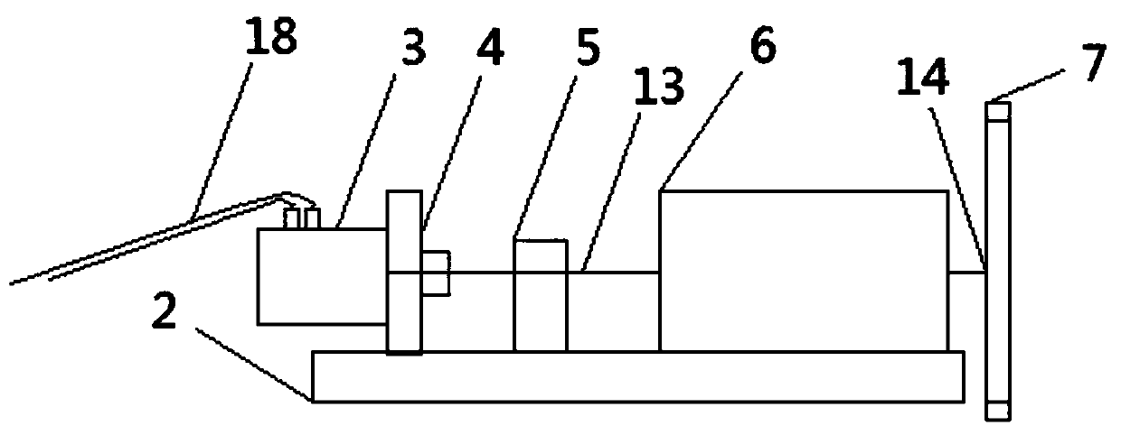 Novel linear displacement measuring device