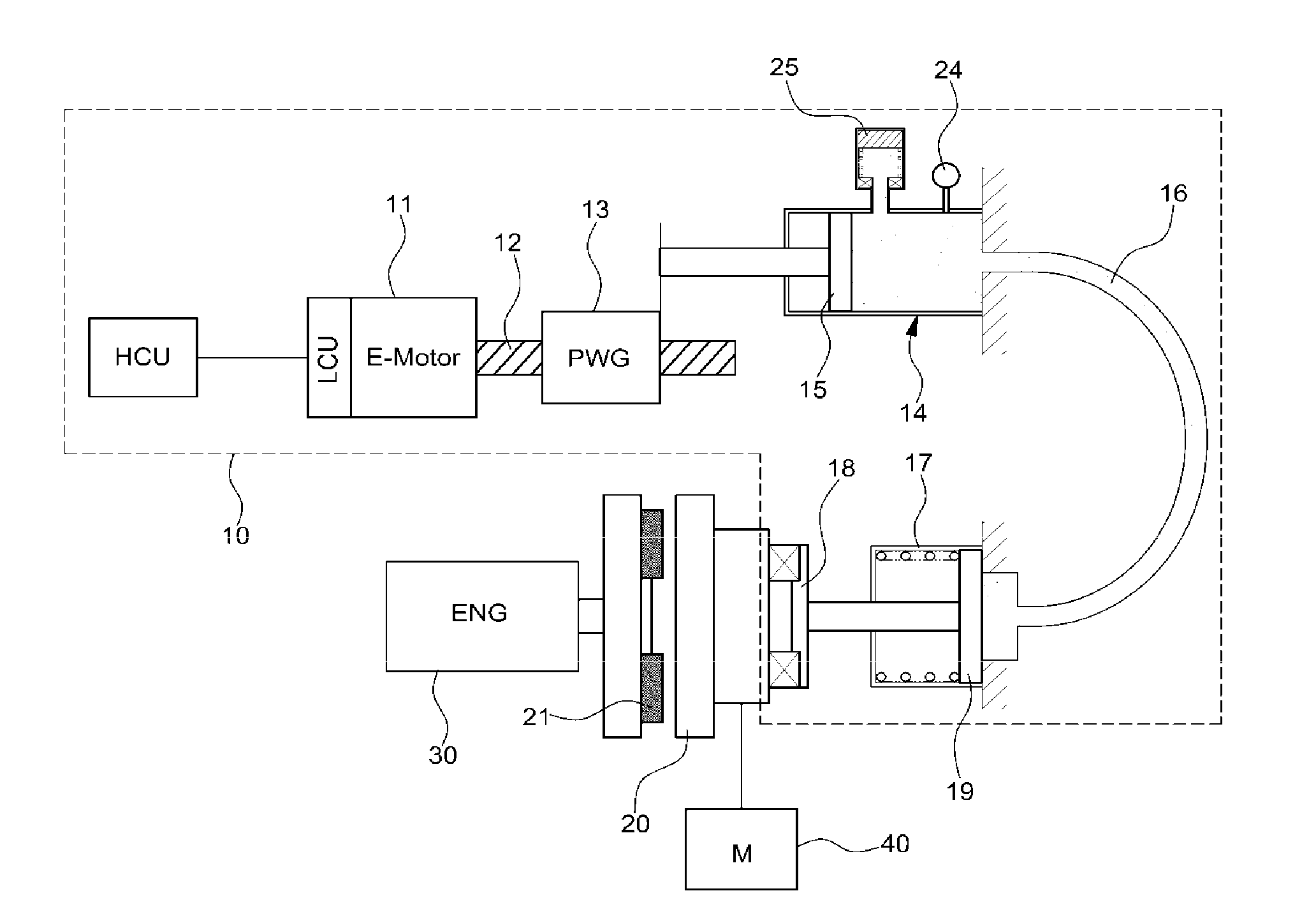 Fail-safe device and fail-safe method for engine clutch actuator for hybrid vehicle