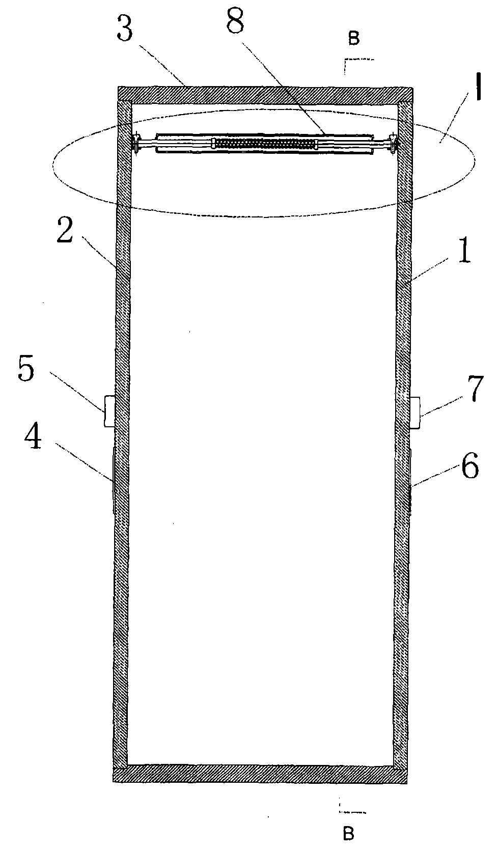 Integrated door capable of forcibly interlocking in a linked manner