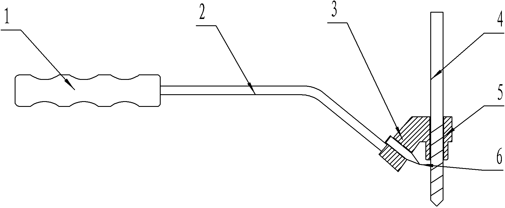 Broken-nail extractor for orthopedics and using method thereof