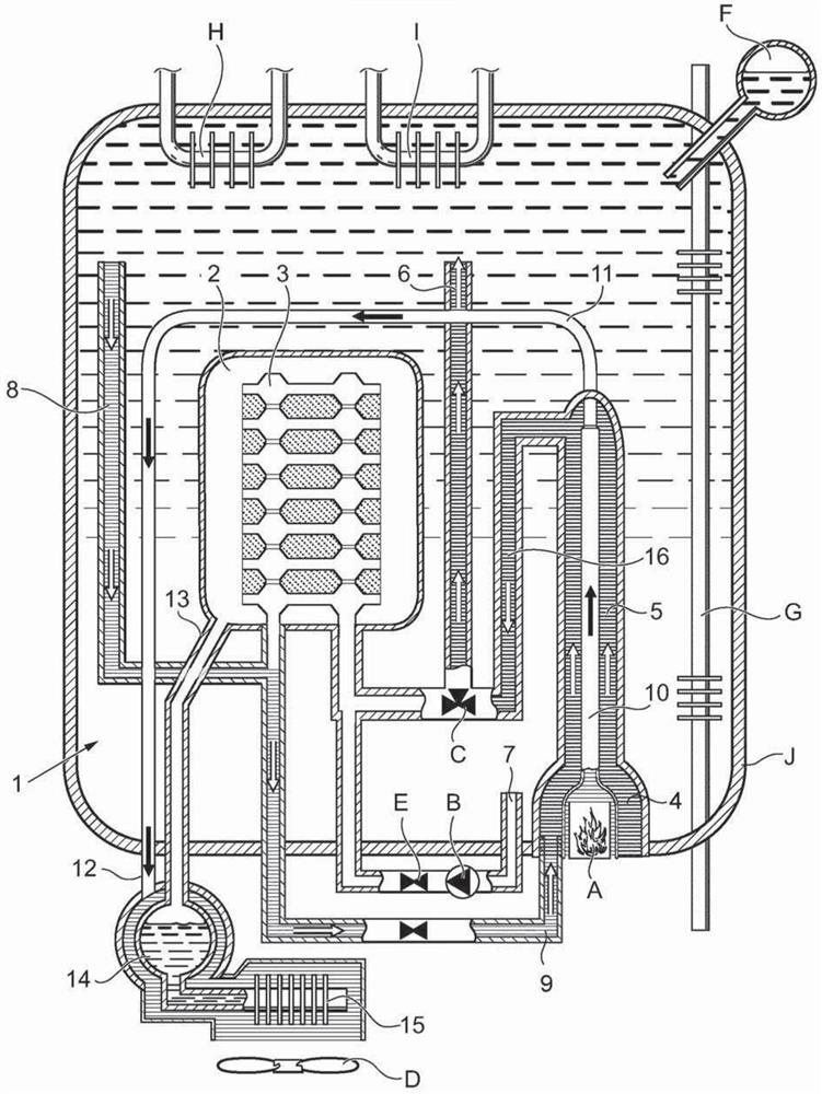 Heat distribution device