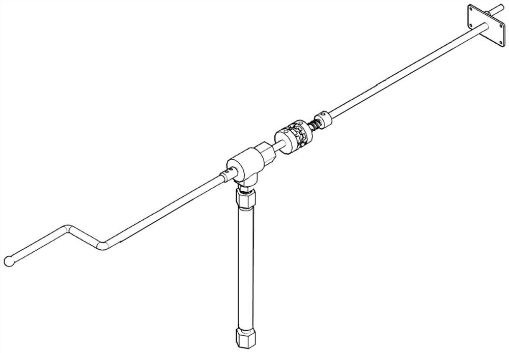 Rotary direct current spraying device