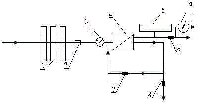 Combined reverse-osmosis (RO) constant-pressure water purifier with heating function