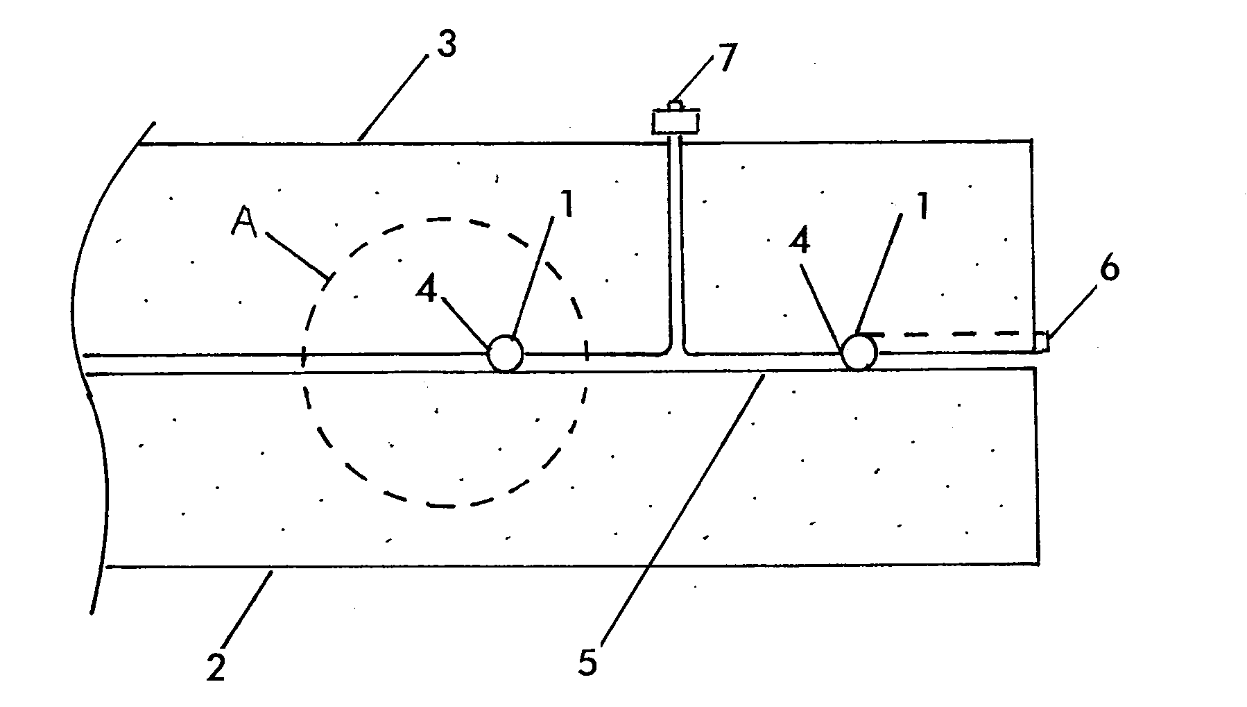 Air-floating-type base isolation device which uses a sliding expanding pipe shielding material