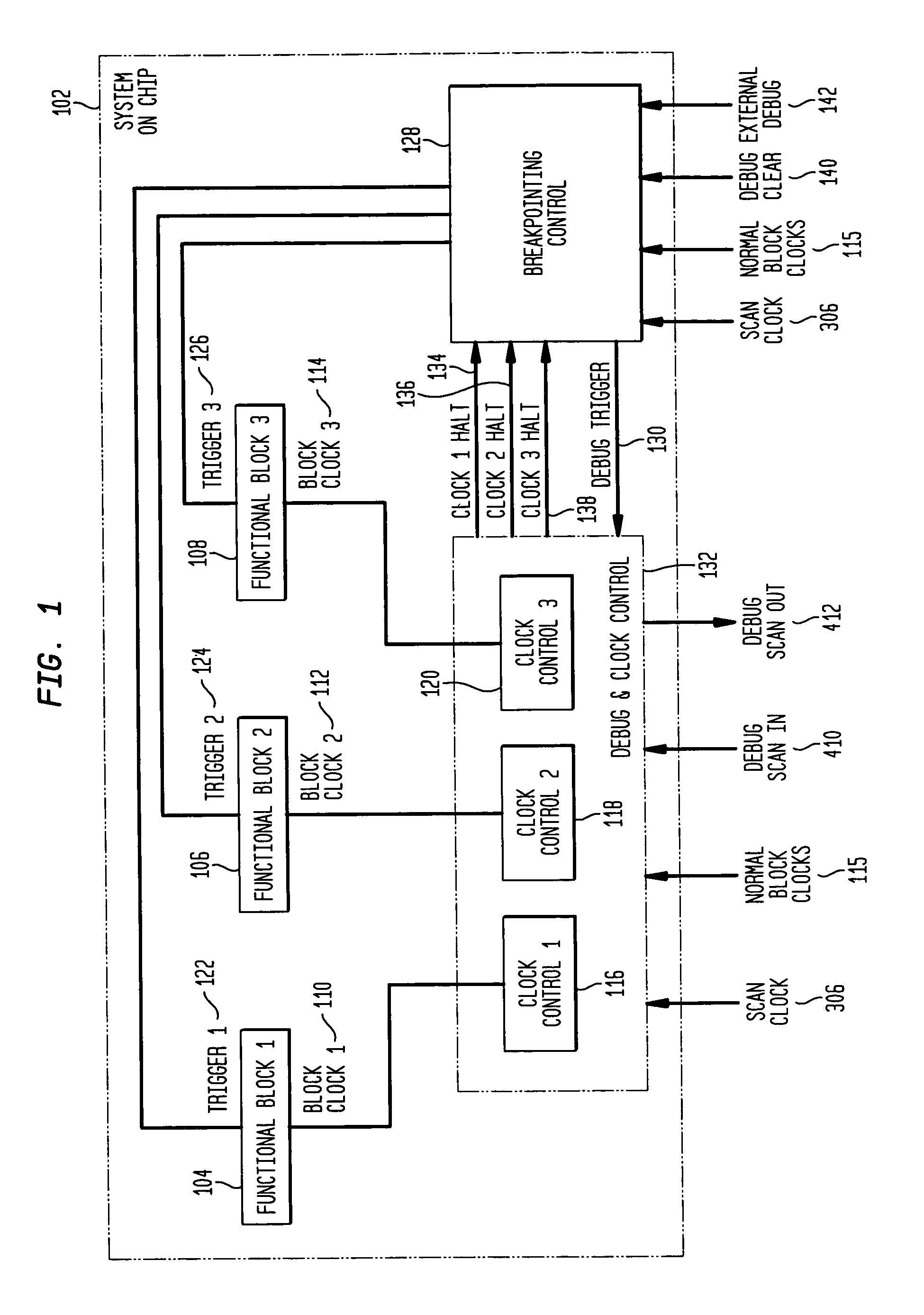 System and method for debugging system-on-chips using single or n-cycle stepping