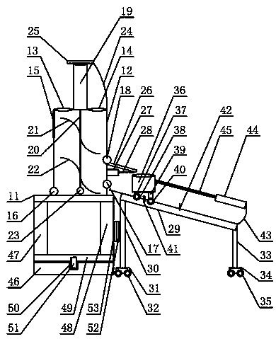 Concrete curtain coating guide conveying device for building construction