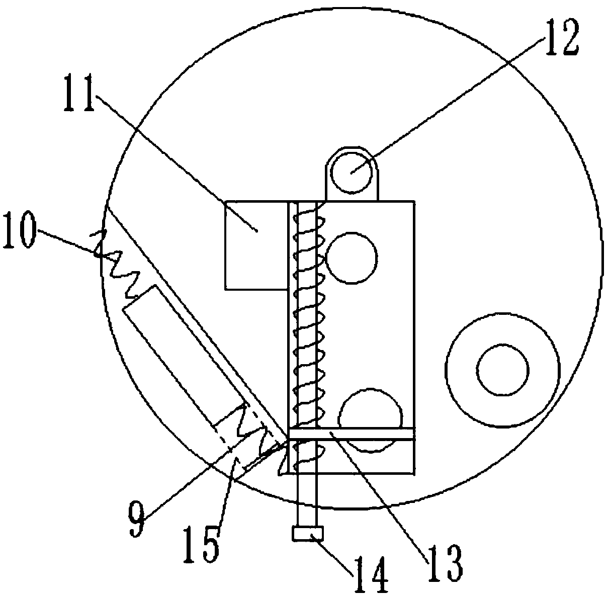 Milk powder tank capable of performing metering