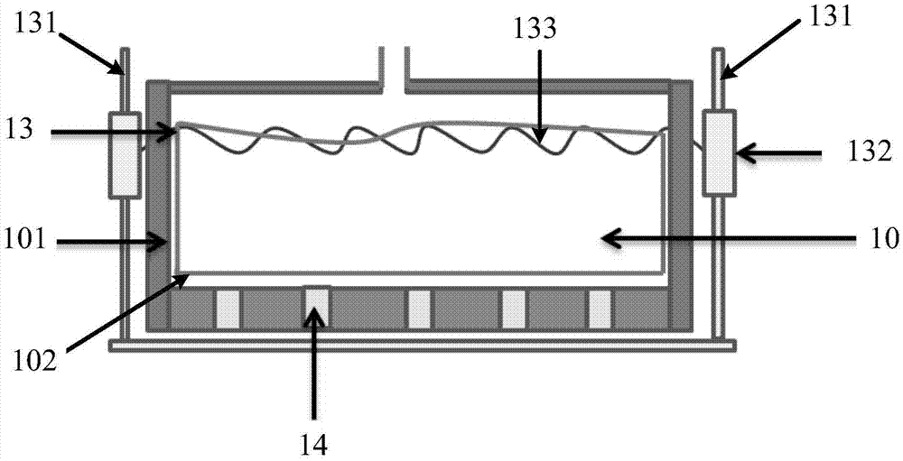 Heating device for evaporation and evaporation equipment