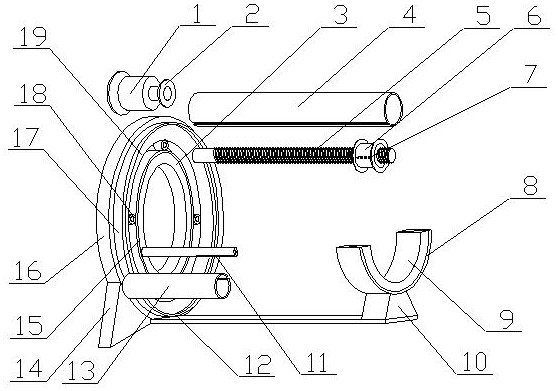 A dressing dressing device for medical arm trauma