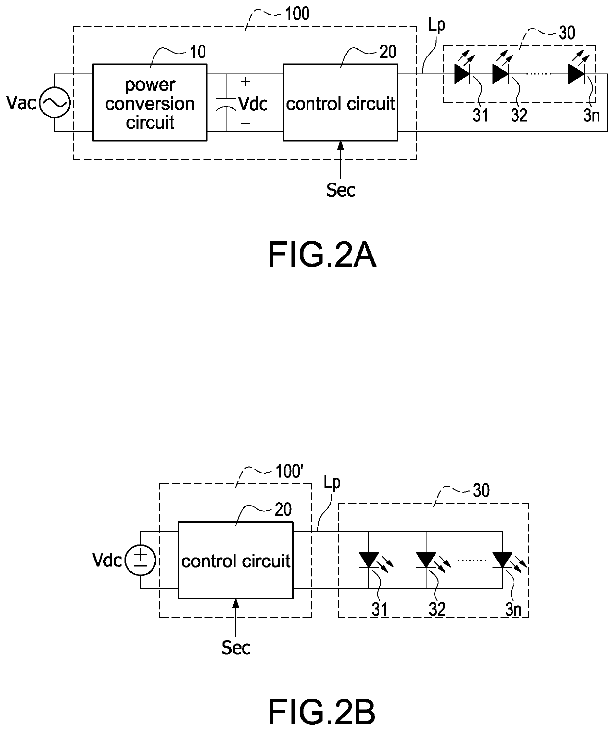 Carry-signal controlled LED light with fast discharge and LED light string having the same