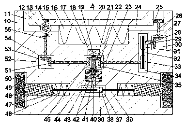 Rapid deicing device for household refrigerator