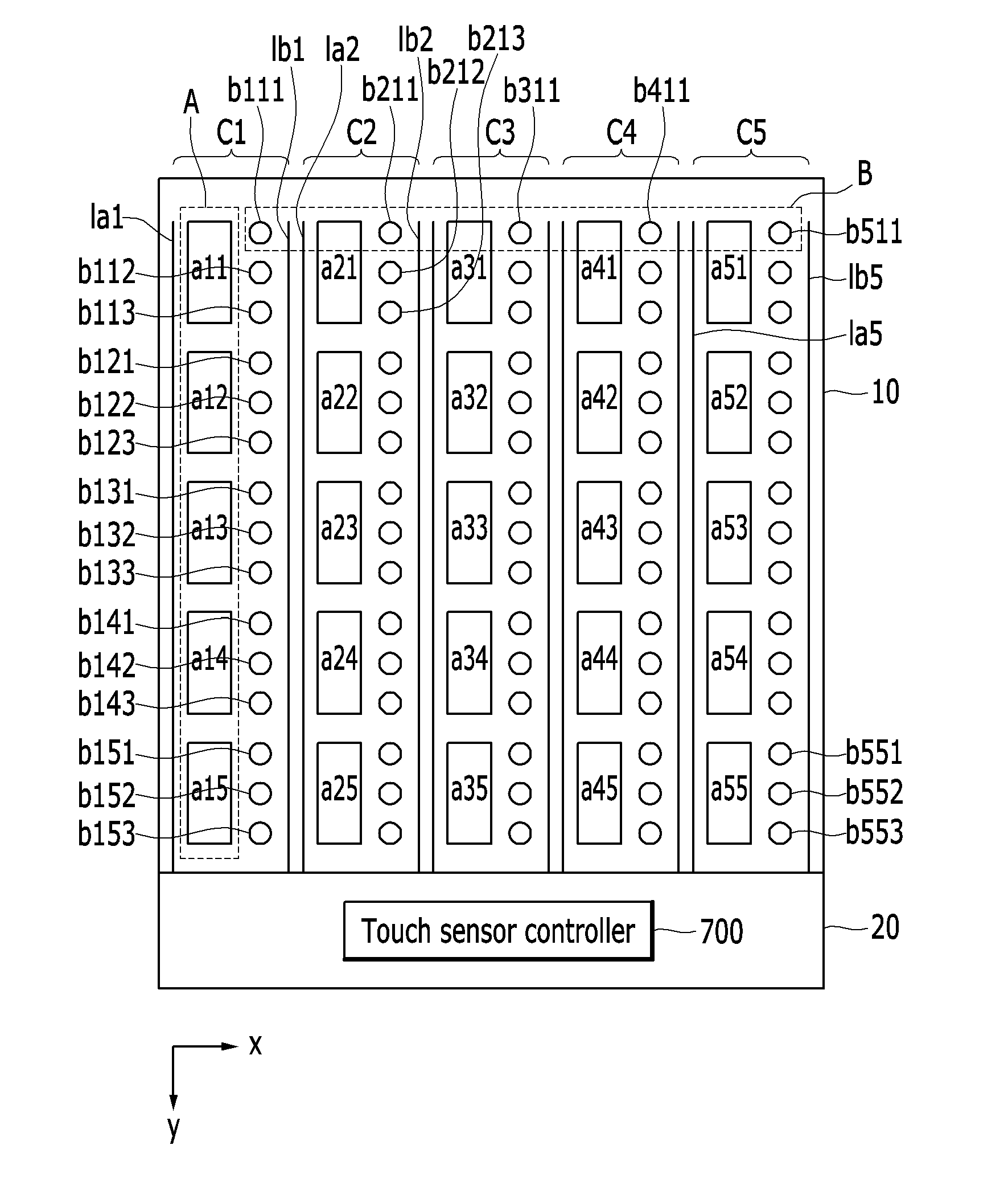 Touch panel including touch sensor and driving method thereof