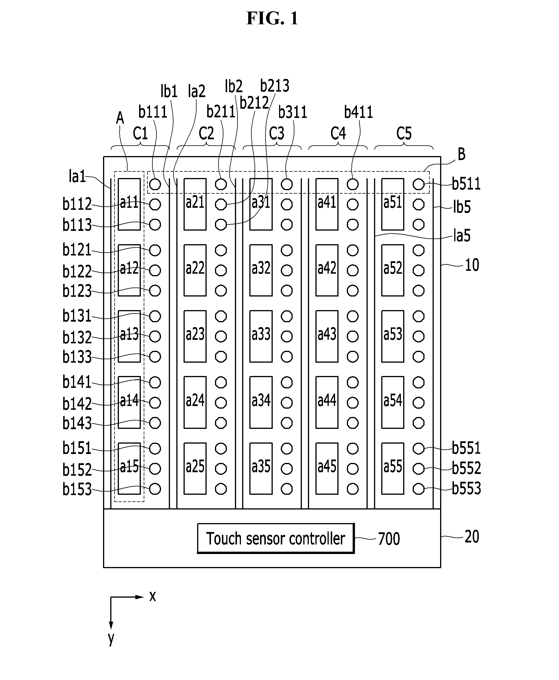 Touch panel including touch sensor and driving method thereof