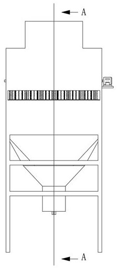 A feed hopper with screening function