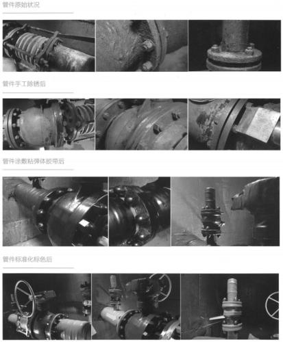 Viscoelastic body corrosion prevention method for pipe fitting in narrow space