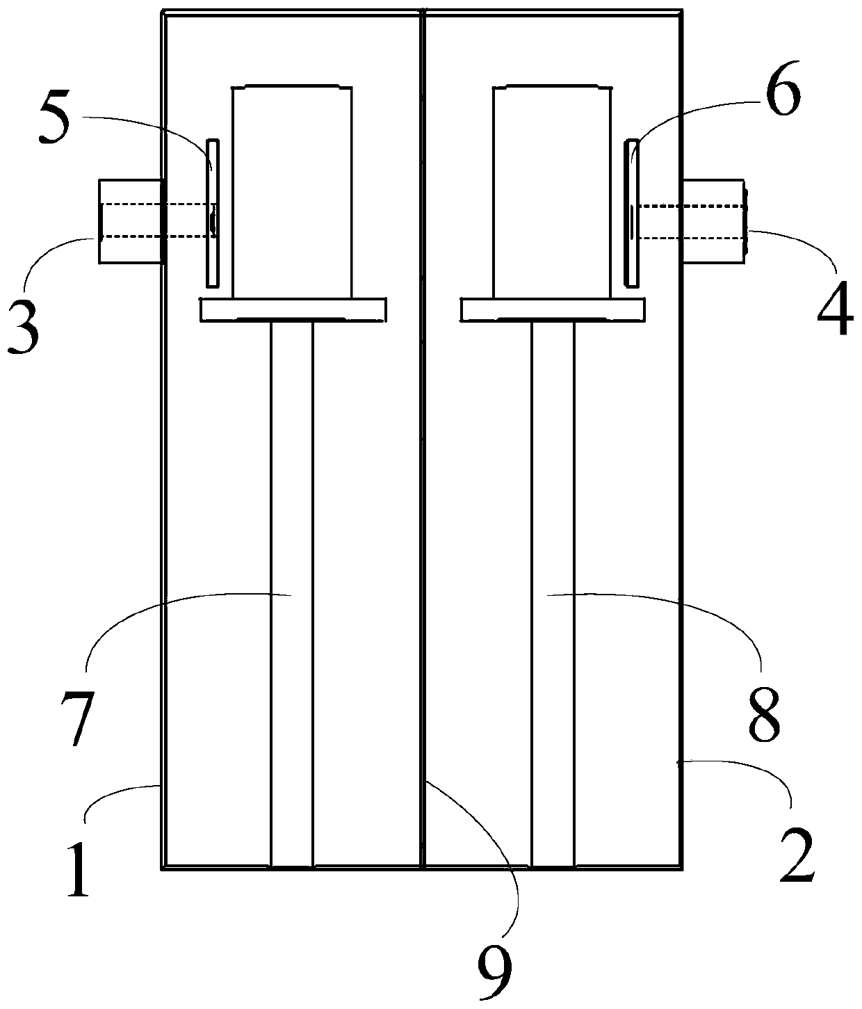 Bandwidth controllable high-frequency-ratio coaxial cavity dual-frequency filter