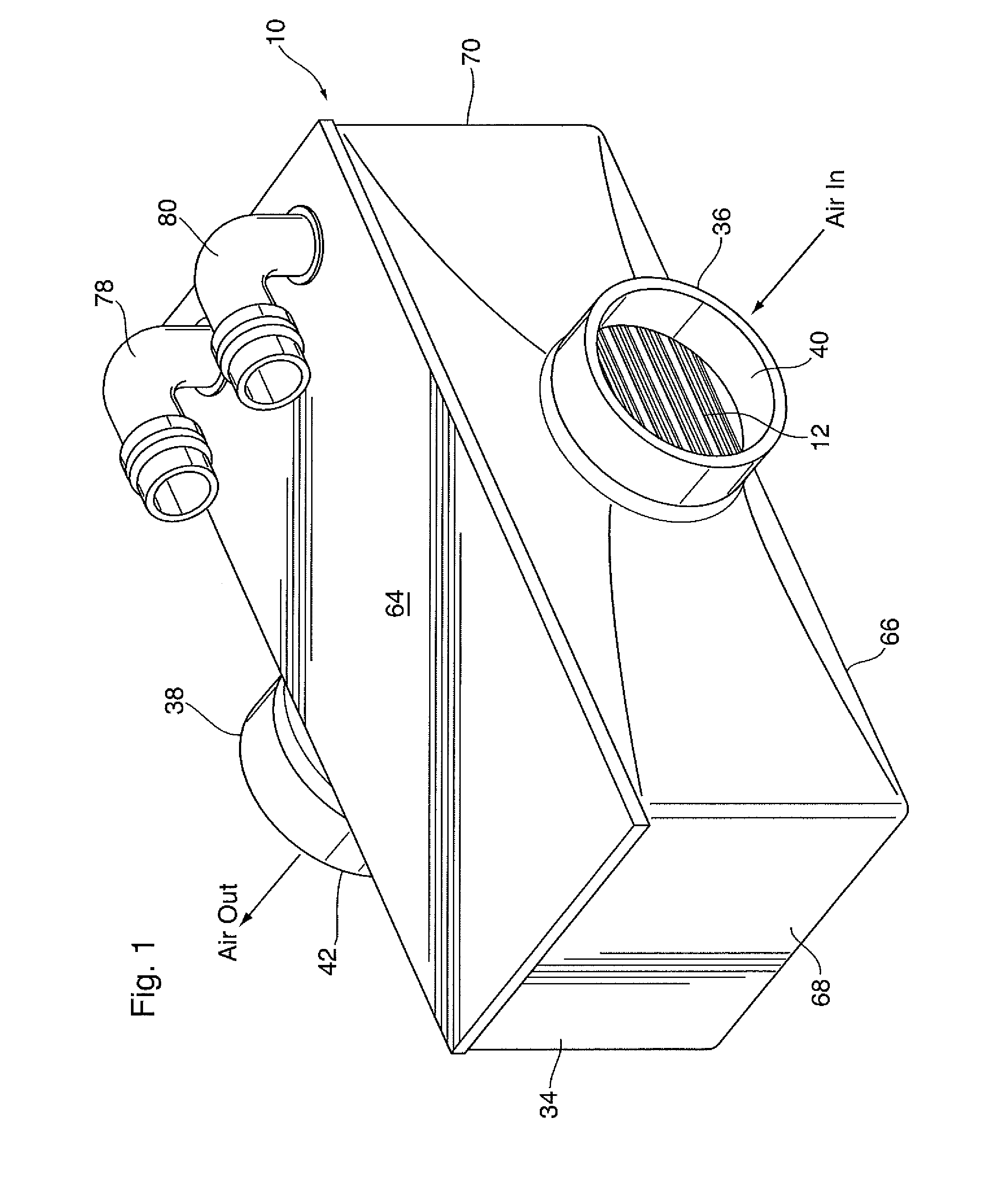 Heat Exchanger with Self-Retaining Bypass Seal