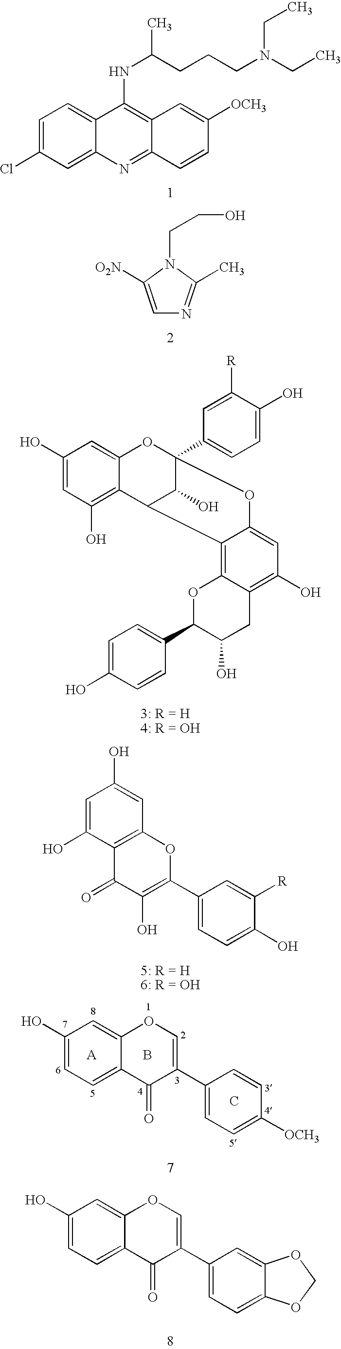 Antigiardial agents and use thereof