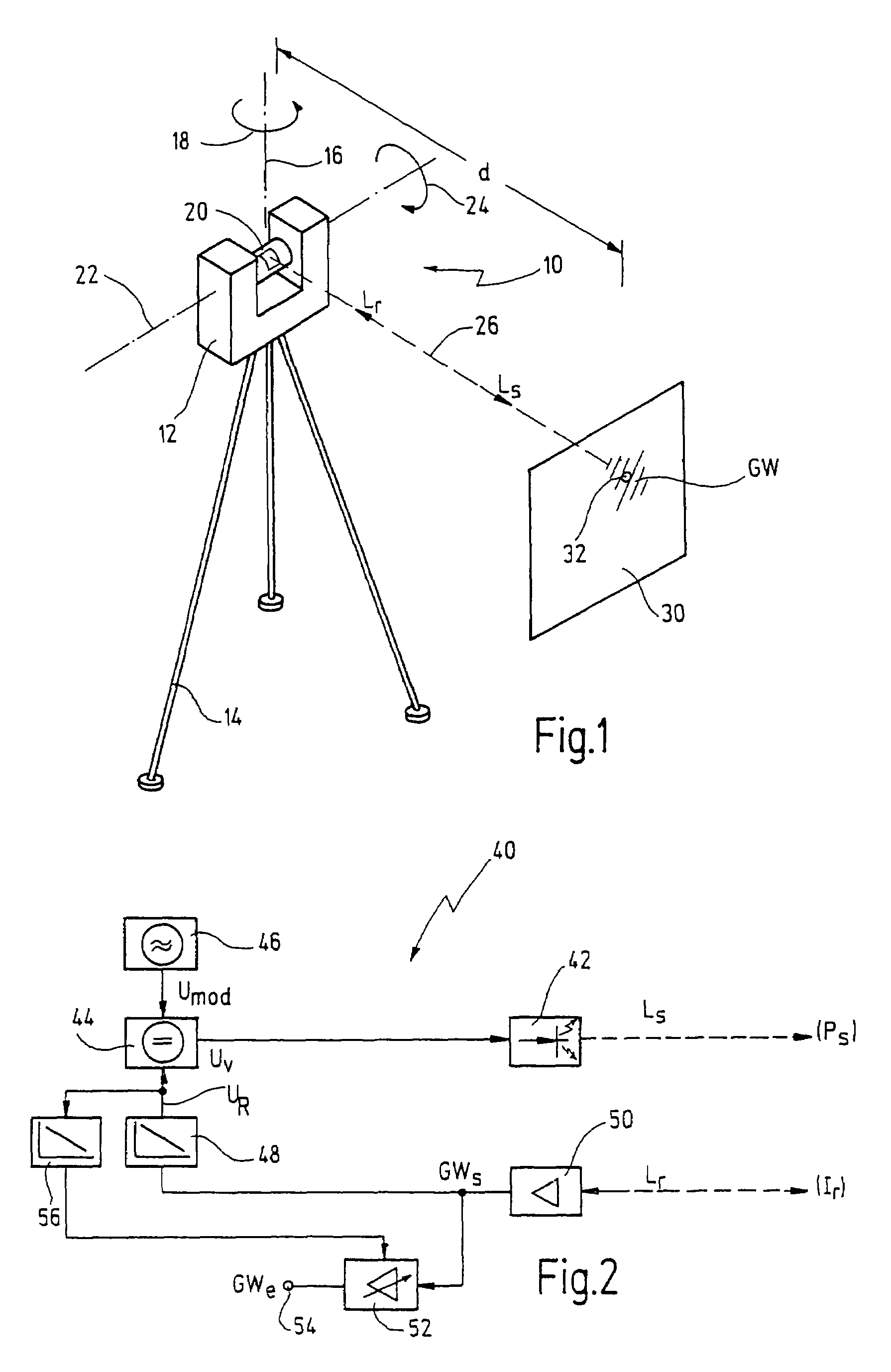 Laser scanner and method for optically scanning an environment