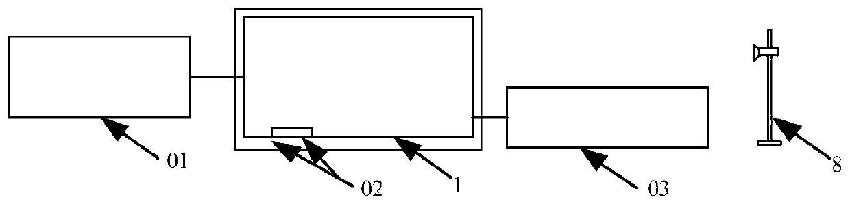 Gas diffusion coefficient measuring device and operating method thereof