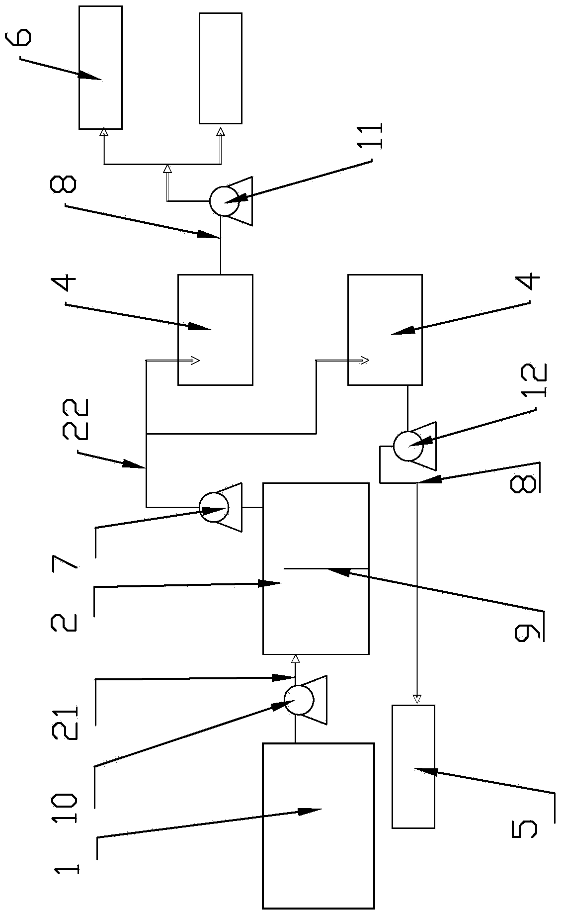 Chemical waste water discharge-free system