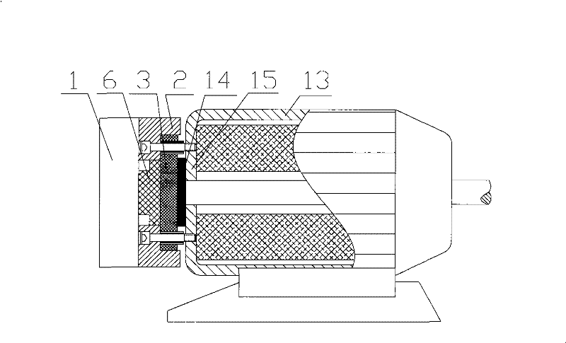 Pneumatic brake motor and pneumatic brake method