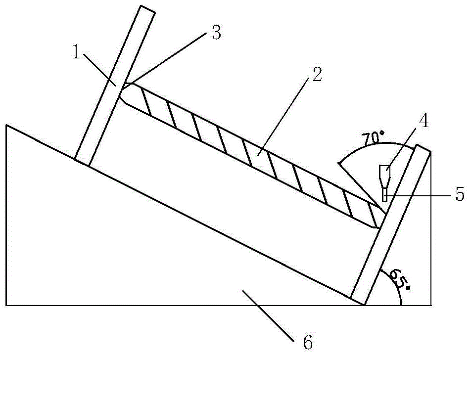 Non-back gouging submerged-arc welding method of H-shaped steel