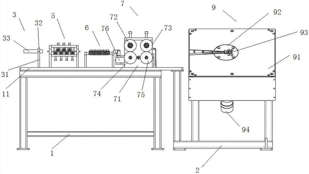 Automatic pipe bending device