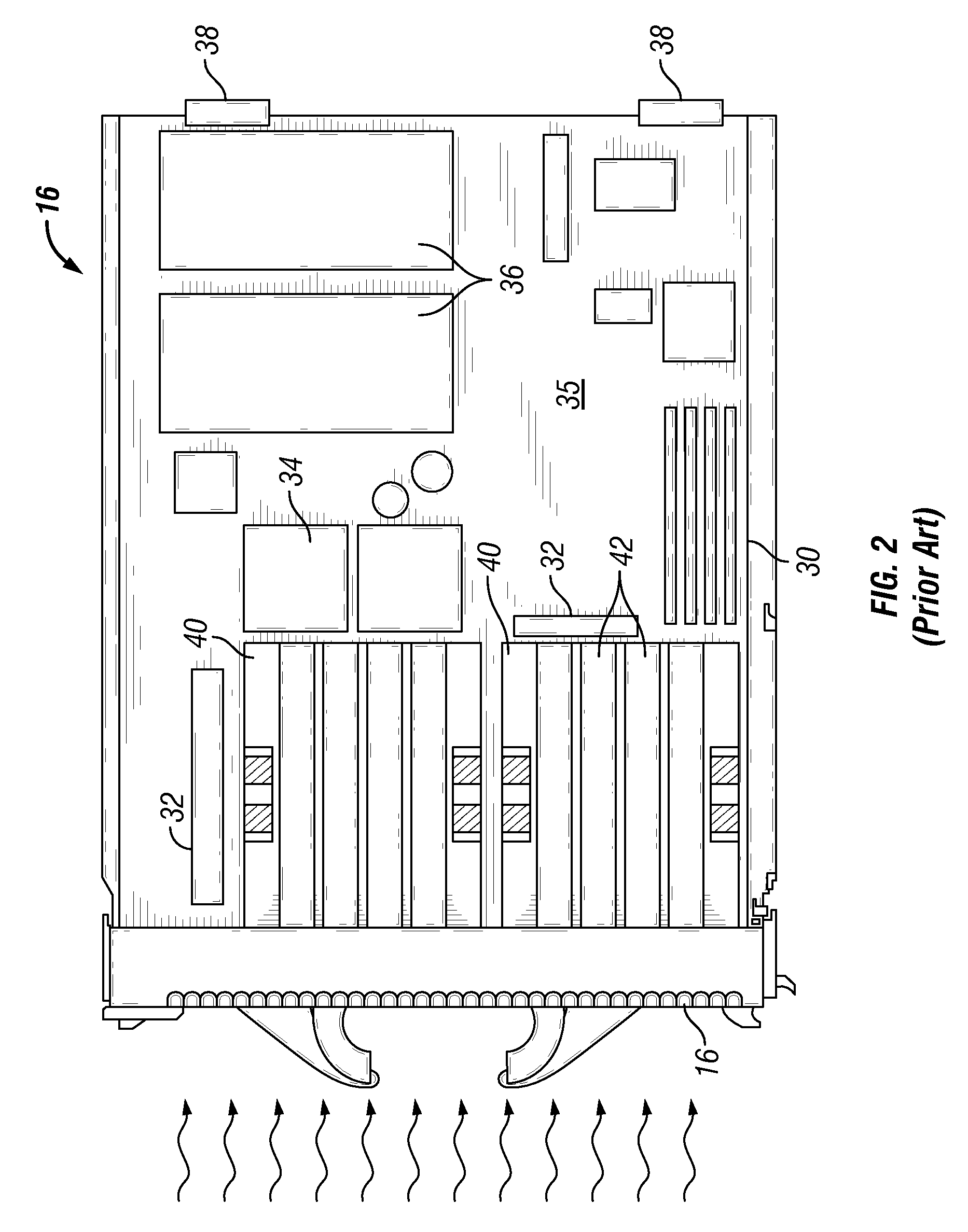 Capacitive detection of dust accumulation in a heat sink