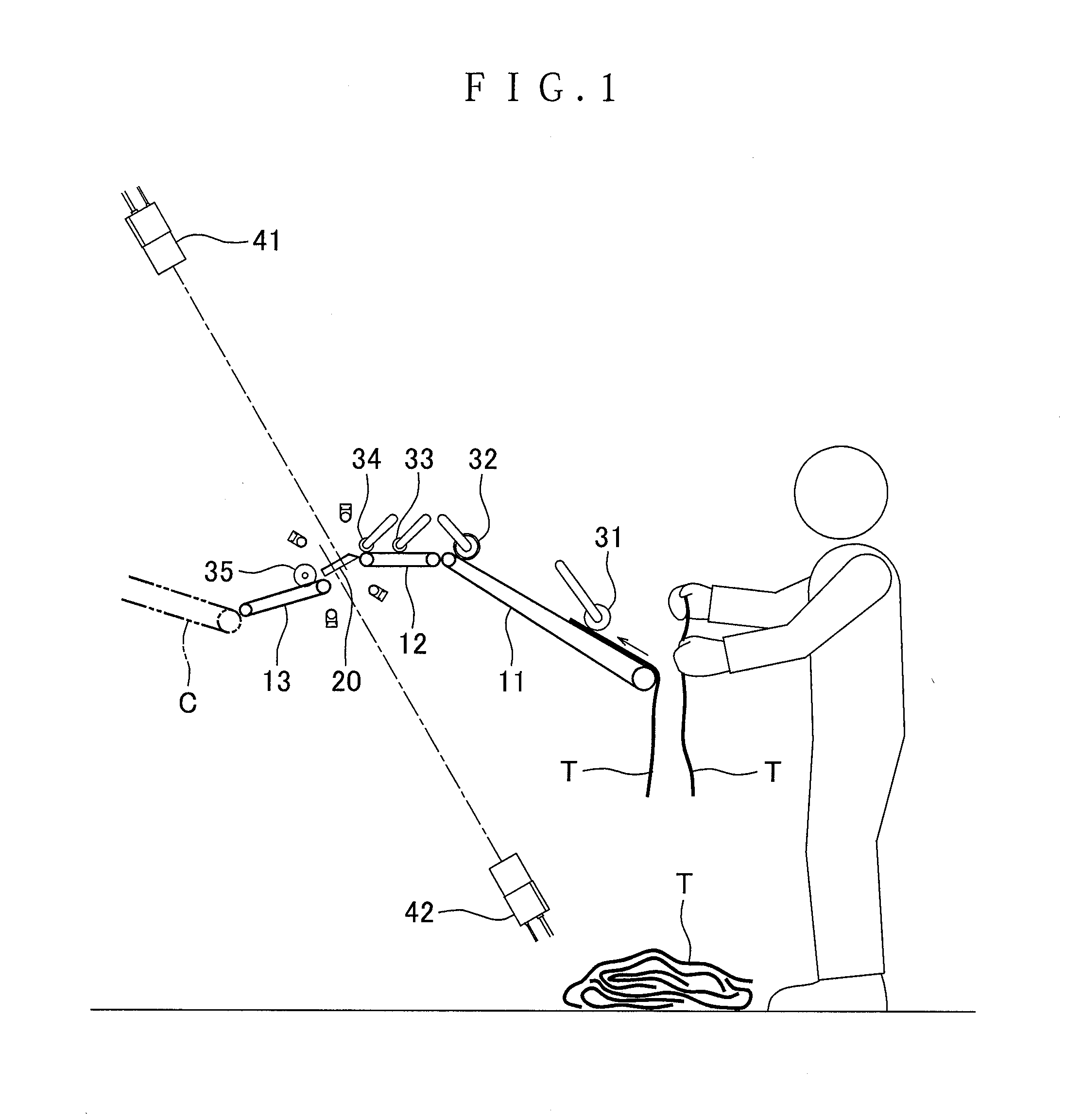 Apparatus and method for inspecting cloth piece