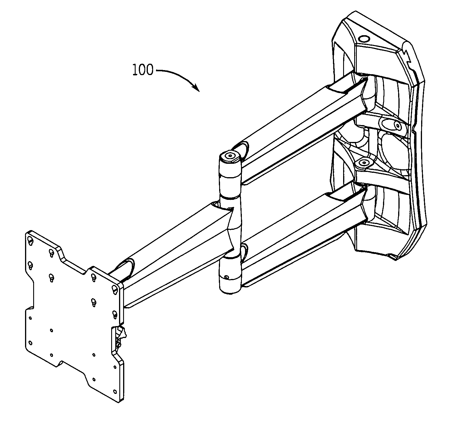 Mounting system with adjustable moving capabilities