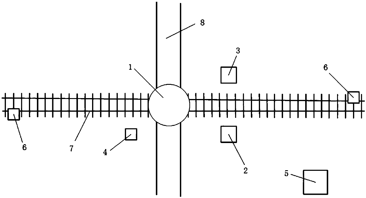 Railway guardless crossing barrier machine remote control device and control method