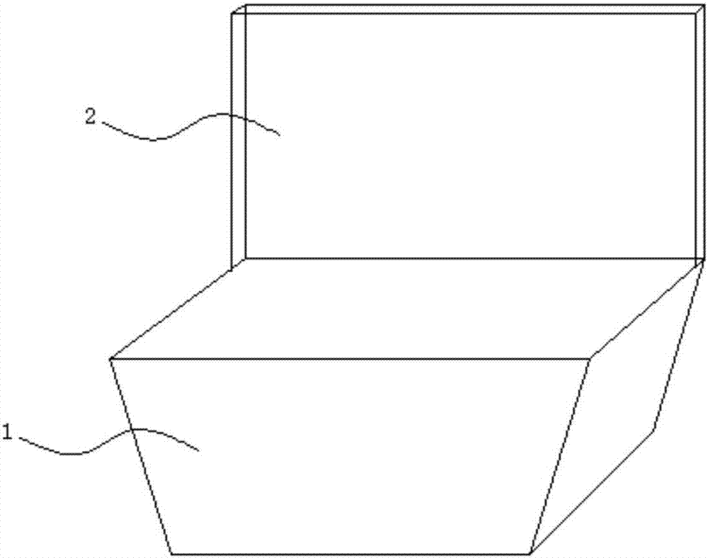 Degradable plastic lunch box