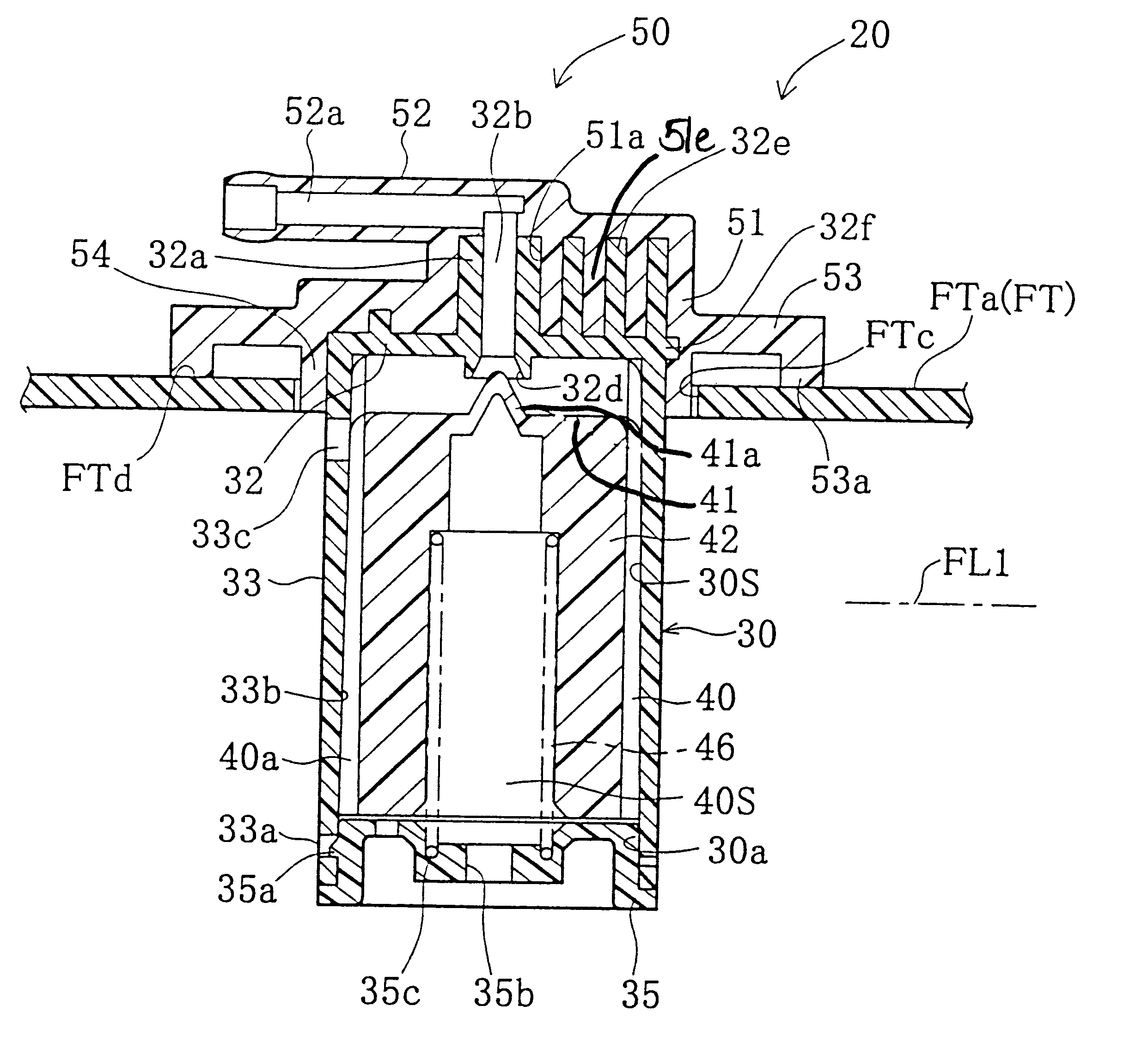 Fuel cutoff valve and production method thereof