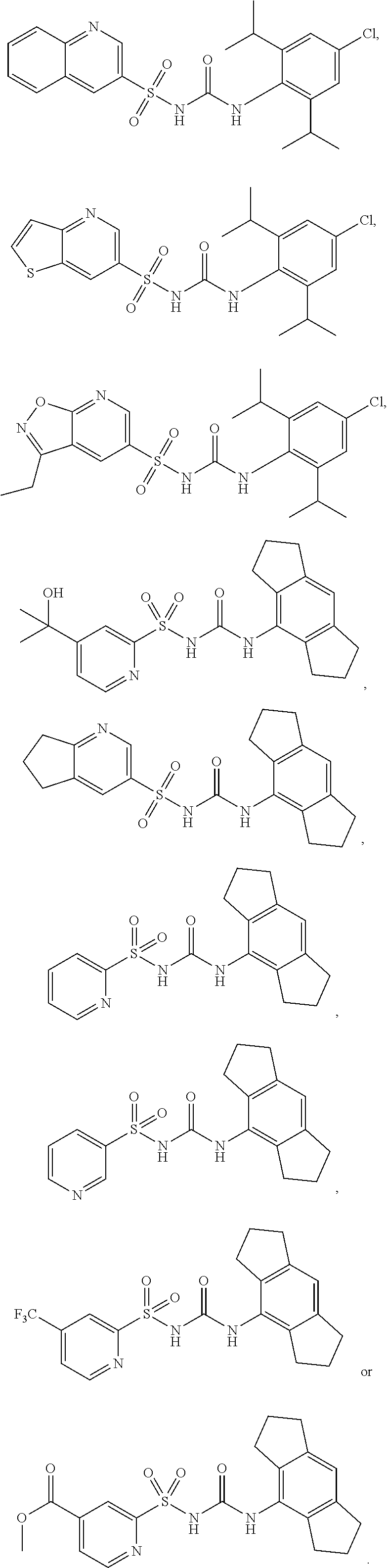 Sulfonylureas and sulfonylthioureas as nlrp3 inhibitors