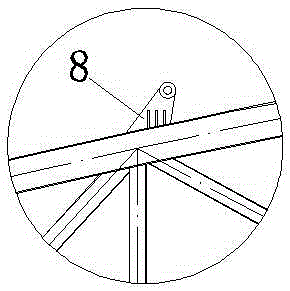 Arch-shaped hoisting jig for ultralong profiled metal roof board