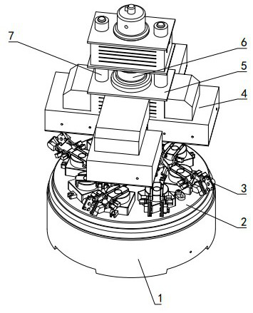 A threaded through hole detection device