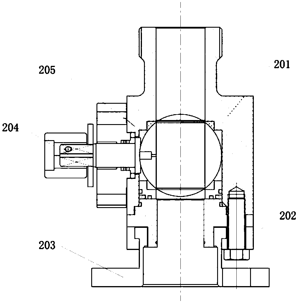 Under-pressure taking and putting device and taking and putting methods for corrosion monitoring rack