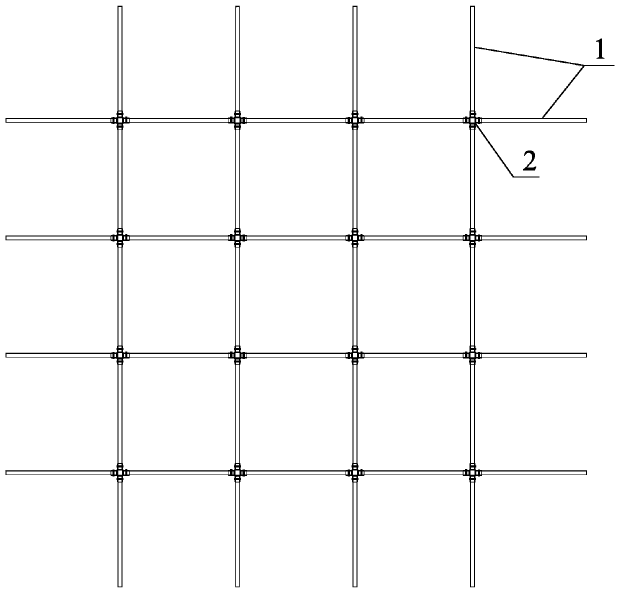 Composite Floor Slab with Lattice Two-way Beam and Its Construction Method