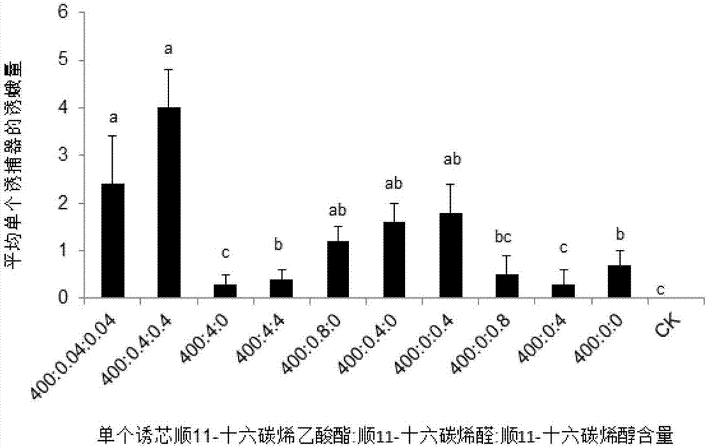 A kind of sex pheromone composition of camphor moth and its lure