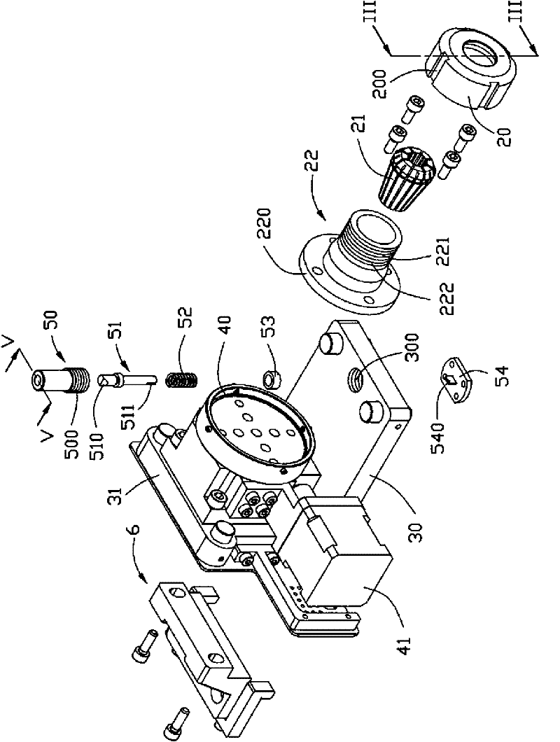 Fourth shaft device of image measuring instrument