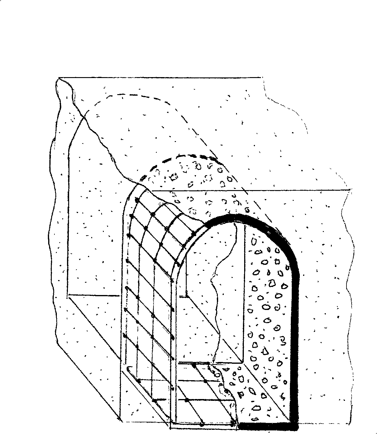 Building independent structural frame inner reinforcement nucleiform anti-vibration refuge compartment and molding method thereof