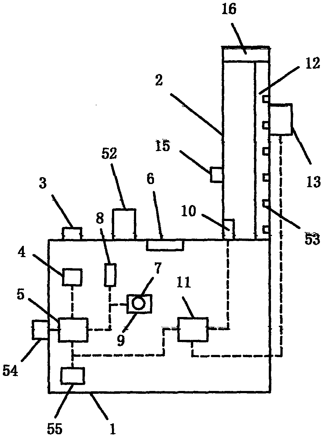 Lucky card extraction control system and control method thereof