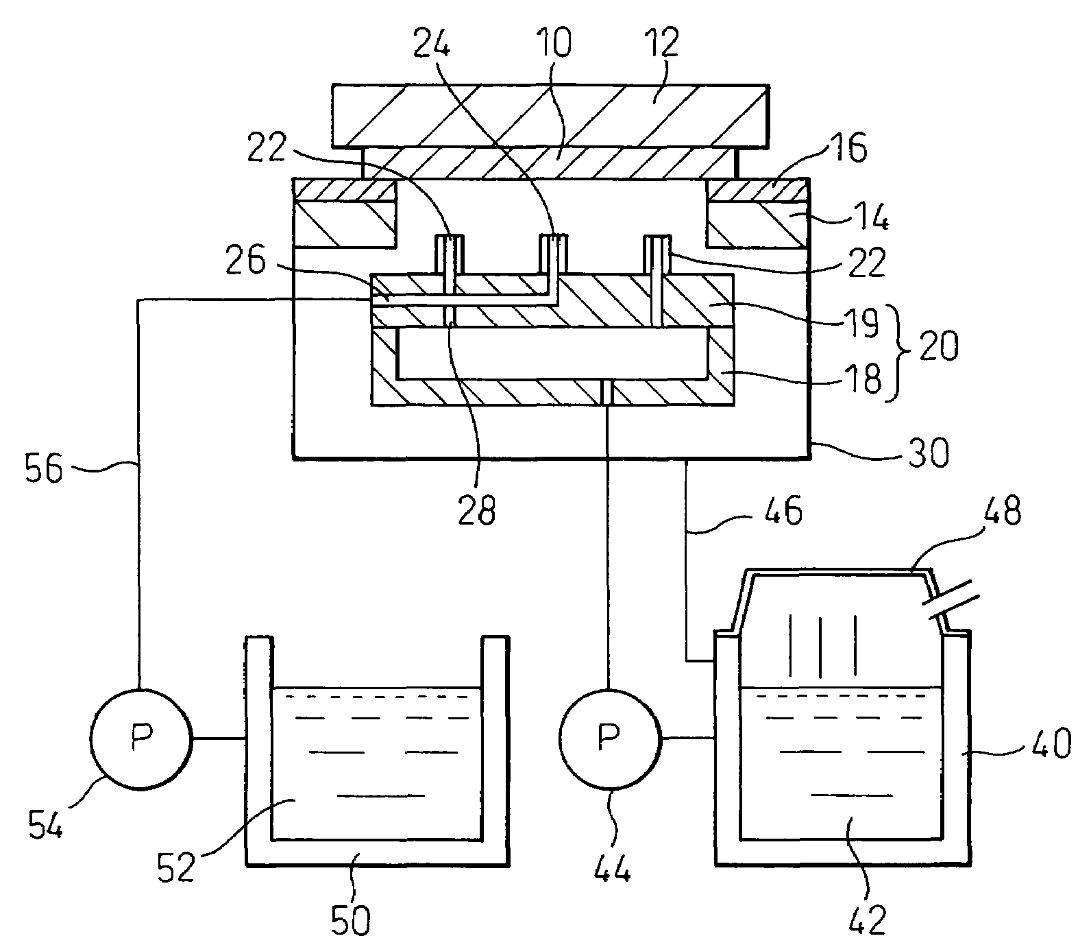 Plating processing device