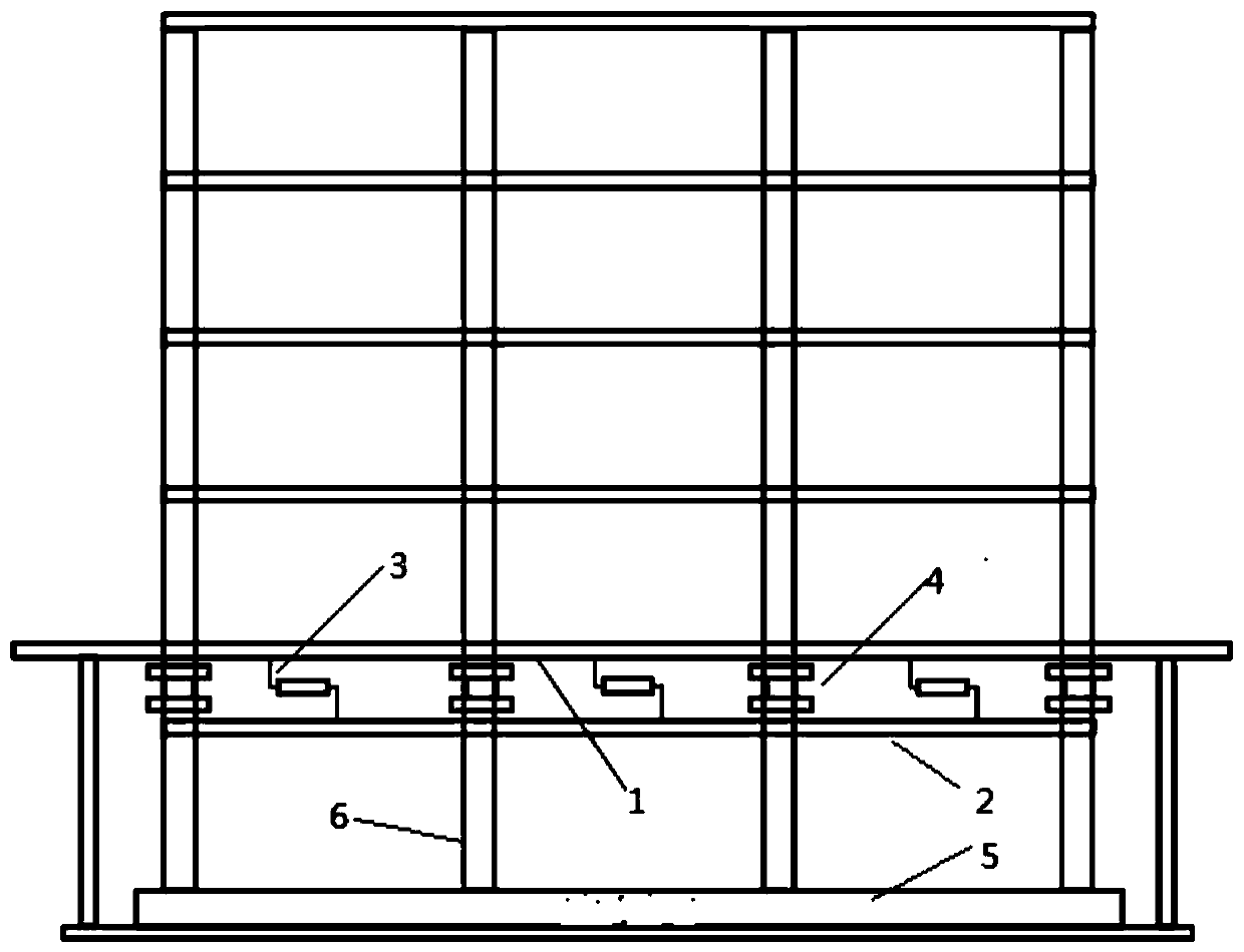 An integrated vibration and vibration control structure and design method for a subway superstructure