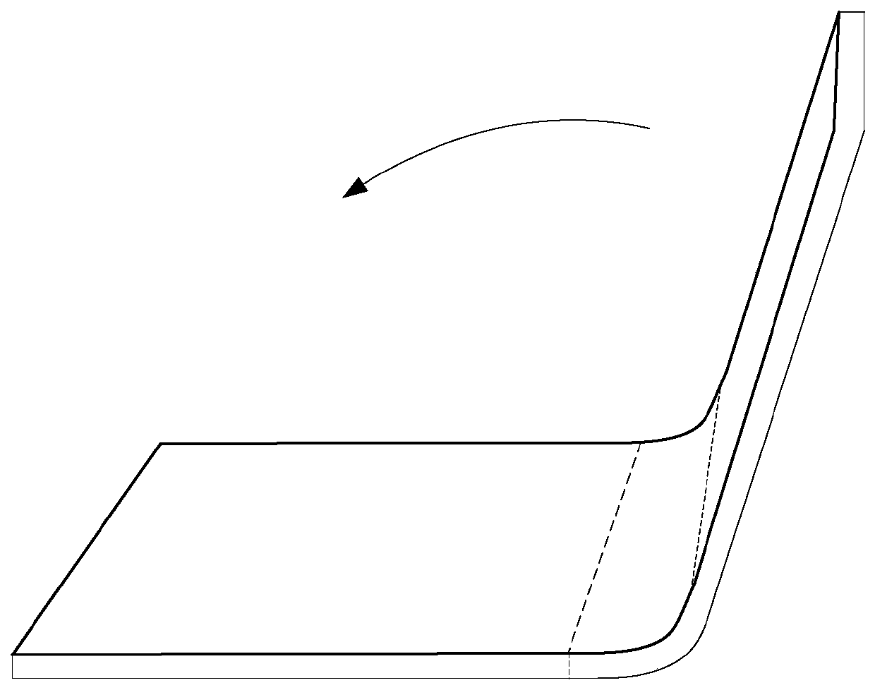 Preparation method and system and folding display screen