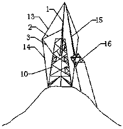 A method suitable for assembling UHV transmission towers in severe areas in mountainous areas