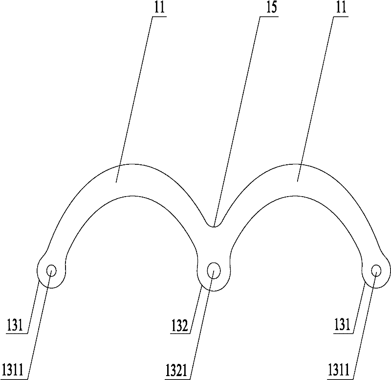 Damping energy dissipation device and epsilon-shaped steel structure thereof