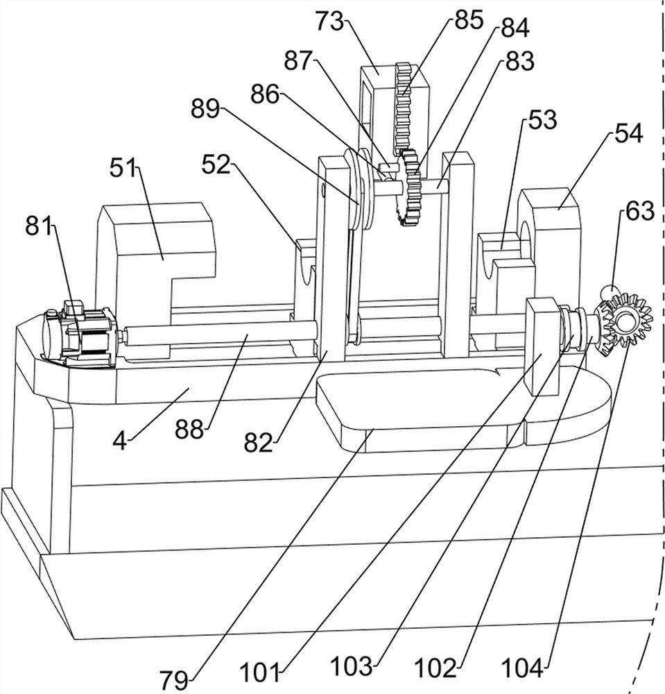 Wood equidistant cutting device for stool leg manufacturing